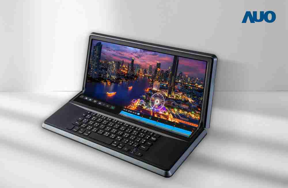 z6尊龙14.6吋Micro LED折迭显示屏幕，，，，搭配半径4mm的弯折绞炼，，，，以及高画素、、、、高亮度、、高对比度的显示技术特点，，即便在大视角下仍保有绝佳色相与亮度